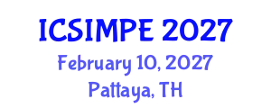 International Conference on Sports Injury Management and Performance Enhancement (ICSIMPE) February 10, 2027 - Pattaya, Thailand