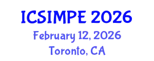 International Conference on Sports Injury Management and Performance Enhancement (ICSIMPE) February 12, 2026 - Toronto, Canada