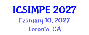 International Conference on Sports Injury Management and Performance Enhancement (ICSIMPE) February 10, 2027 - Toronto, Canada