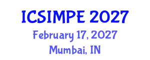 International Conference on Sports Injury Management and Performance Enhancement (ICSIMPE) February 17, 2027 - Mumbai, India