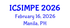International Conference on Sports Injury Management and Performance Enhancement (ICSIMPE) February 16, 2026 - Manila, Philippines