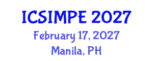 International Conference on Sports Injury Management and Performance Enhancement (ICSIMPE) February 17, 2027 - Manila, Philippines