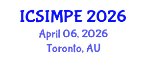 International Conference on Sports Injury Management and Performance Enhancement (ICSIMPE) April 06, 2026 - Toronto, Australia