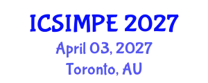 International Conference on Sports Injury Management and Performance Enhancement (ICSIMPE) April 03, 2027 - Toronto, Australia