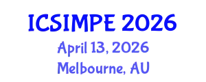 International Conference on Sports Injury Management and Performance Enhancement (ICSIMPE) April 13, 2026 - Melbourne, Australia