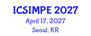 International Conference on Sports Injury Management and Performance Enhancement (ICSIMPE) April 17, 2027 - Seoul, Republic of Korea