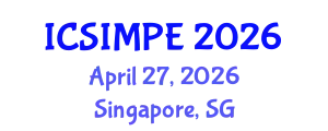 International Conference on Sports Injury Management and Performance Enhancement (ICSIMPE) April 27, 2026 - Singapore, Singapore