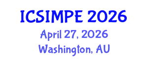International Conference on Sports Injury Management and Performance Enhancement (ICSIMPE) April 27, 2026 - Washington, Australia