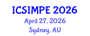 International Conference on Sports Injury Management and Performance Enhancement (ICSIMPE) April 27, 2026 - Sydney, Australia