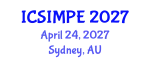 International Conference on Sports Injury Management and Performance Enhancement (ICSIMPE) April 24, 2027 - Sydney, Australia