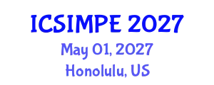 International Conference on Sports Injury Management and Performance Enhancement (ICSIMPE) May 01, 2027 - Honolulu, United States