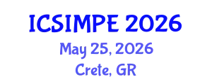 International Conference on Sports Injury Management and Performance Enhancement (ICSIMPE) May 25, 2026 - Crete, Greece