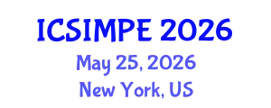 International Conference on Sports Injury Management and Performance Enhancement (ICSIMPE) May 25, 2026 - New York, United States