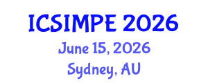 International Conference on Sports Injury Management and Performance Enhancement (ICSIMPE) June 15, 2026 - Sydney, Australia