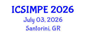 International Conference on Sports Injury Management and Performance Enhancement (ICSIMPE) July 03, 2026 - Santorini, Greece