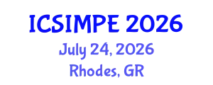 International Conference on Sports Injury Management and Performance Enhancement (ICSIMPE) July 24, 2026 - Rhodes, Greece