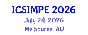 International Conference on Sports Injury Management and Performance Enhancement (ICSIMPE) July 24, 2026 - Melbourne, Australia