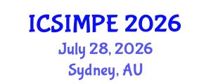 International Conference on Sports Injury Management and Performance Enhancement (ICSIMPE) July 28, 2026 - Sydney, Australia