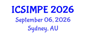 International Conference on Sports Injury Management and Performance Enhancement (ICSIMPE) September 06, 2026 - Sydney, Australia