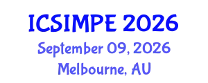 International Conference on Sports Injury Management and Performance Enhancement (ICSIMPE) September 09, 2026 - Melbourne, Australia