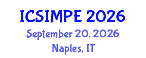 International Conference on Sports Injury Management and Performance Enhancement (ICSIMPE) September 20, 2026 - Naples, Italy