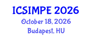 International Conference on Sports Injury Management and Performance Enhancement (ICSIMPE) October 18, 2026 - Budapest, Hungary