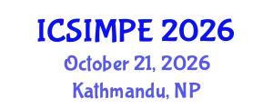 International Conference on Sports Injury Management and Performance Enhancement (ICSIMPE) October 21, 2026 - Kathmandu, Nepal
