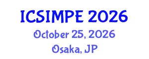 International Conference on Sports Injury Management and Performance Enhancement (ICSIMPE) October 25, 2026 - Osaka, Japan