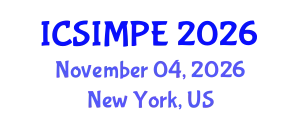 International Conference on Sports Injury Management and Performance Enhancement (ICSIMPE) November 04, 2026 - New York, United States