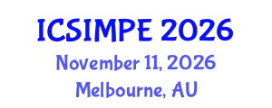 International Conference on Sports Injury Management and Performance Enhancement (ICSIMPE) November 11, 2026 - Melbourne, Australia