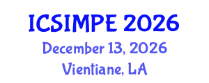 International Conference on Sports Injury Management and Performance Enhancement (ICSIMPE) December 13, 2026 - Vientiane, Laos