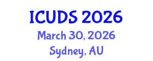 International Conference on Urban Drainage and Stormwater (ICUDS) March 30, 2026 - Sydney, Australia