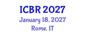 International Conference on Biofilm Research (ICBR) January 18, 2027 - Rome, Italy