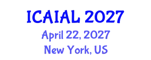International Conference on Artificial Intelligence Applications in Law (ICAIAL) April 22, 2027 - New York, United States