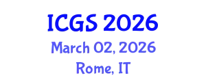 International Conference on Gastronomy Studies (ICGS) March 02, 2026 - Rome, Italy