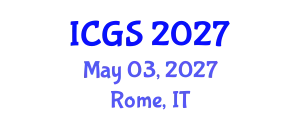 International Conference on Gastronomy Studies (ICGS) May 03, 2027 - Rome, Italy