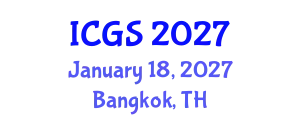 International Conference on Gastronomy Studies (ICGS) January 18, 2027 - Bangkok, Thailand
