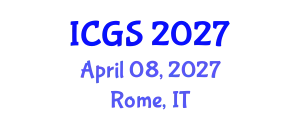 International Conference on Gastronomy Studies (ICGS) April 08, 2027 - Rome, Italy