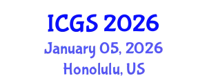 International Conference on Gastronomy Studies (ICGS) January 05, 2026 - Honolulu, United States