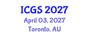International Conference on Gastronomy Studies (ICGS) April 03, 2027 - Toronto, Australia