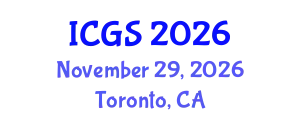 International Conference on Gastronomy Studies (ICGS) November 29, 2026 - Toronto, Canada