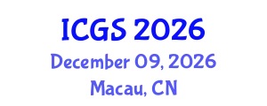 International Conference on Gastronomy Studies (ICGS) December 09, 2026 - Macau, China
