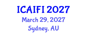 International Conference on Artificial Intelligence for Food Industry (ICAIFI) March 29, 2027 - Sydney, Australia