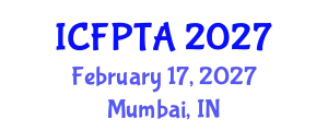 International Conference on Food Packaging Technologies and Applications (ICFPTA) February 17, 2027 - Mumbai, India
