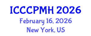 International Conference on Clinical Child Psychology and Mental Health (ICCCPMH) February 16, 2026 - New York, United States