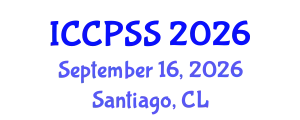 International Conference on Counseling, Psychology and Social Science (ICCPSS) September 16, 2026 - Santiago, Chile