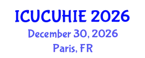 International Conference on Urban Climatology and Urban Heat Island Effect (ICUCUHIE) December 30, 2026 - Paris, France