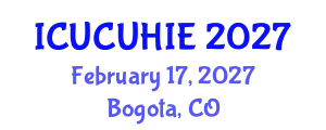 International Conference on Urban Climatology and Urban Heat Island Effect (ICUCUHIE) February 17, 2027 - Bogota, Colombia