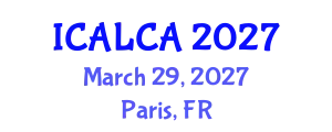 International Conference on Advances in Life Cycle Assessment (ICALCA) March 29, 2027 - Paris, France