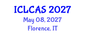 International Conference on Life Cycle Assessment and Sustainability (ICLCAS) May 08, 2027 - Florence, Italy